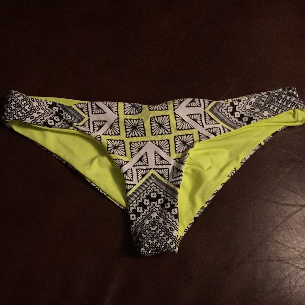 Neon Rip Curl Cheeky Bikini Bottoms